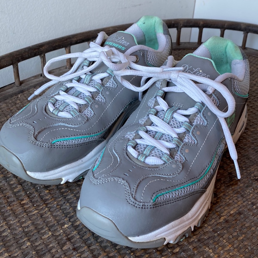Sketchers D’Lites with cold memory foam.